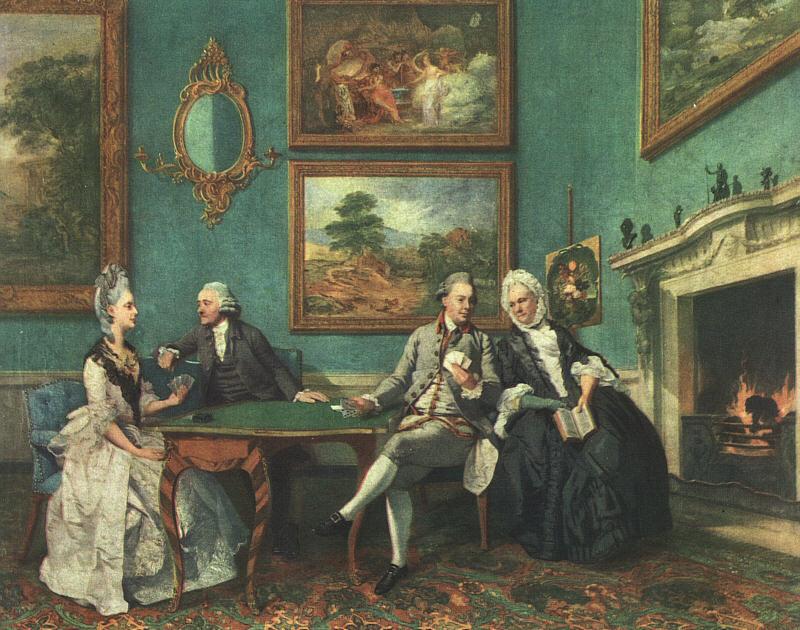  Johann Zoffany The Dutton Family oil painting image